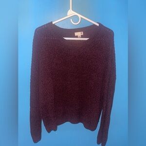 So Wine Red Sweater